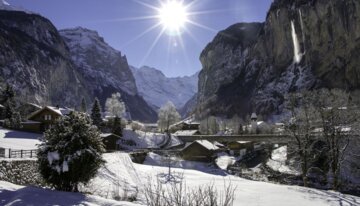 Lauterbrunnen Winter | © Jungfrau Region Tourismus AG 