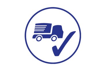 Lieferung bestätigt Symbol