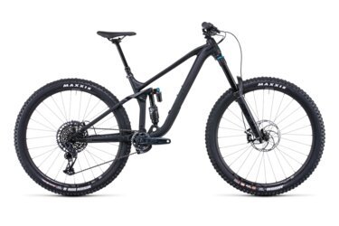 Black mountain bike