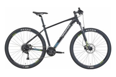 Schwarzes Genesis-Mountainbike.