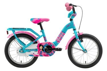 Türkis-pinkes Mädchenfahrrad