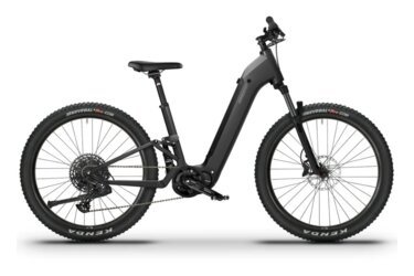 Schwarzes Mountainbike