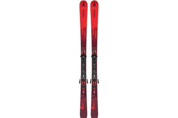 Zwei Atomic Redster Ski mit Bindungen