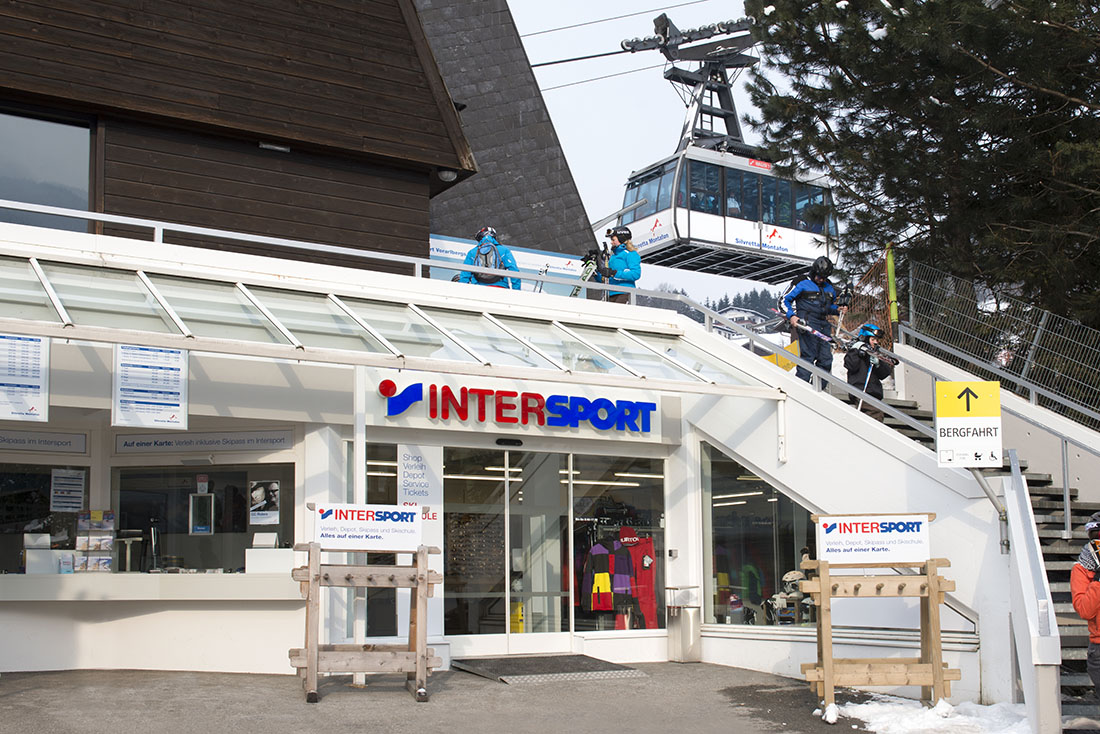 Schruns Hochjoch Bahn Talstation