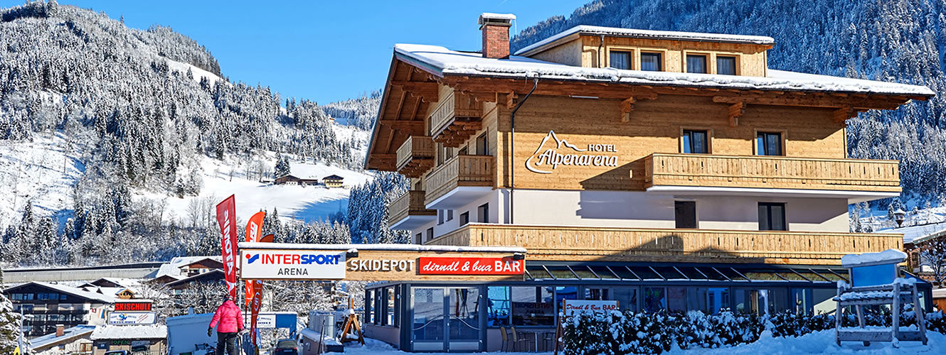 Hotel Alpenarena direkt beim Startjet1