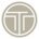 Logo mit stilisiertem "T" in einem Kreis